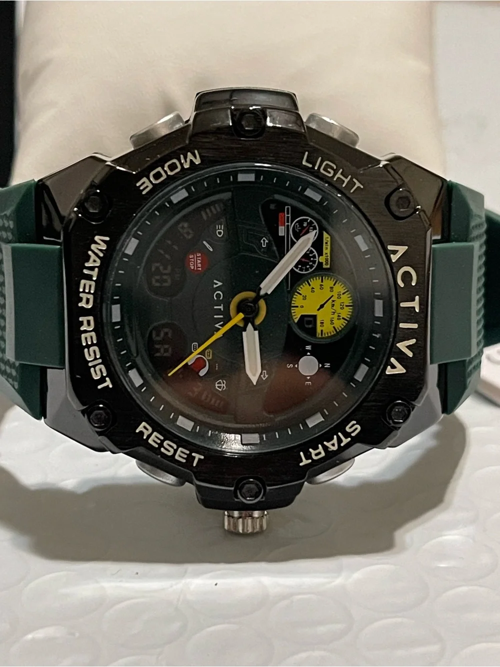 Activa X Invicta Analog Digital Men's Watch - 55mm. Green